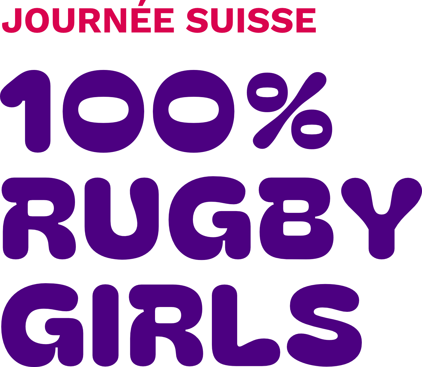 Logo 100% Rugby Girls